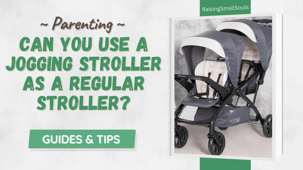 Can You Use A Jogging Stroller As A Regular Stroller?